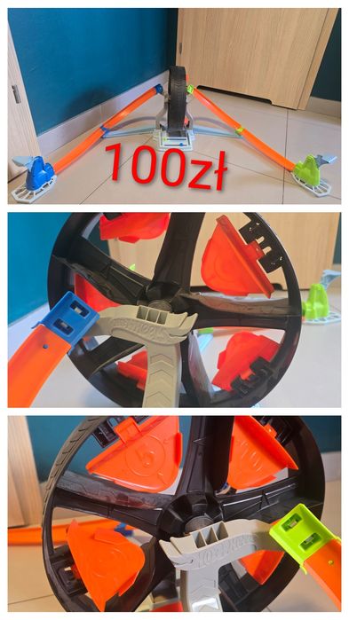 Tor samochodowy Zakręcona Opona Hot Wheels