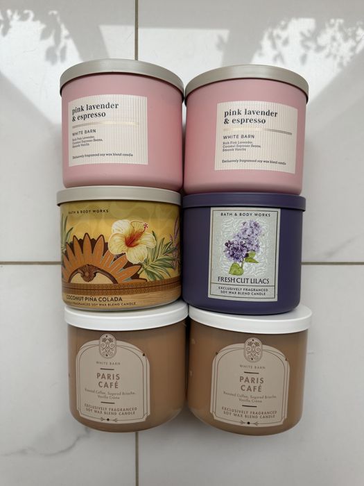 Ароматичні свічки Bath & Body Works / White Barn