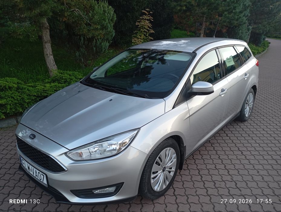 Ford Focus 2015r. TDCi 95KM Salon Polska po Lifcie Serwisowany Zarejestrowany i ubezpieczony
