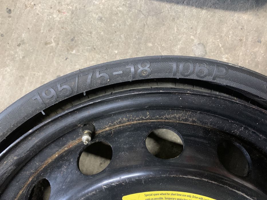 Audi q7 4L (2006-2015) запаска костиль докатка 195/75/r18