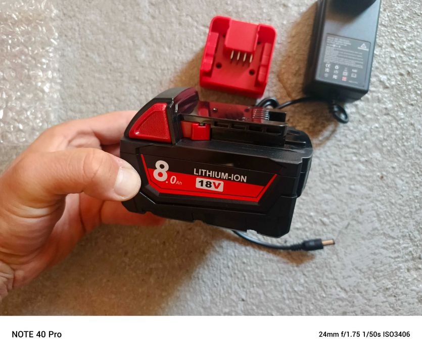 Bateria 18 v 6ah Milwaukee