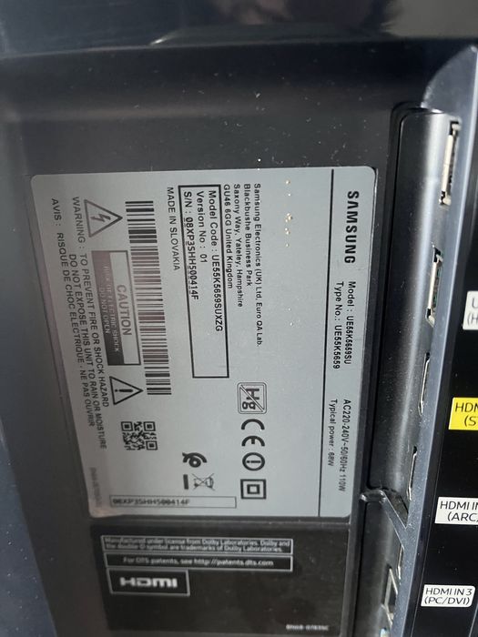 Телевізор Samsung  55 дюймів Е смарт 55TRP Е великий вибір ТВ