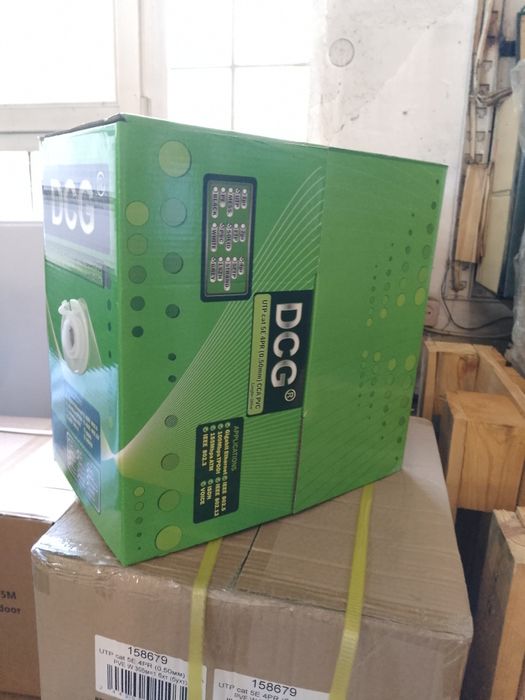 Витая пара DCG внутрішній UTP CAT-5E PVC CCA 4*2*0,50 305м