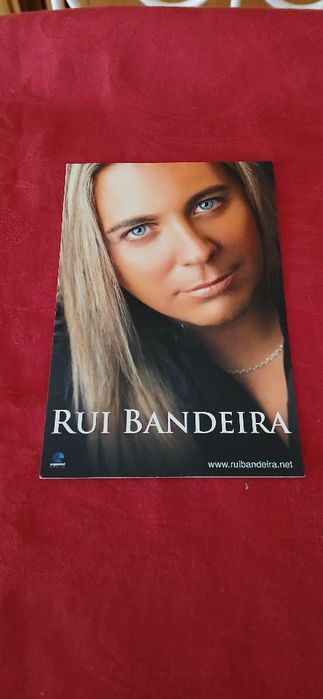 Postal Rui Bandeira, autografado