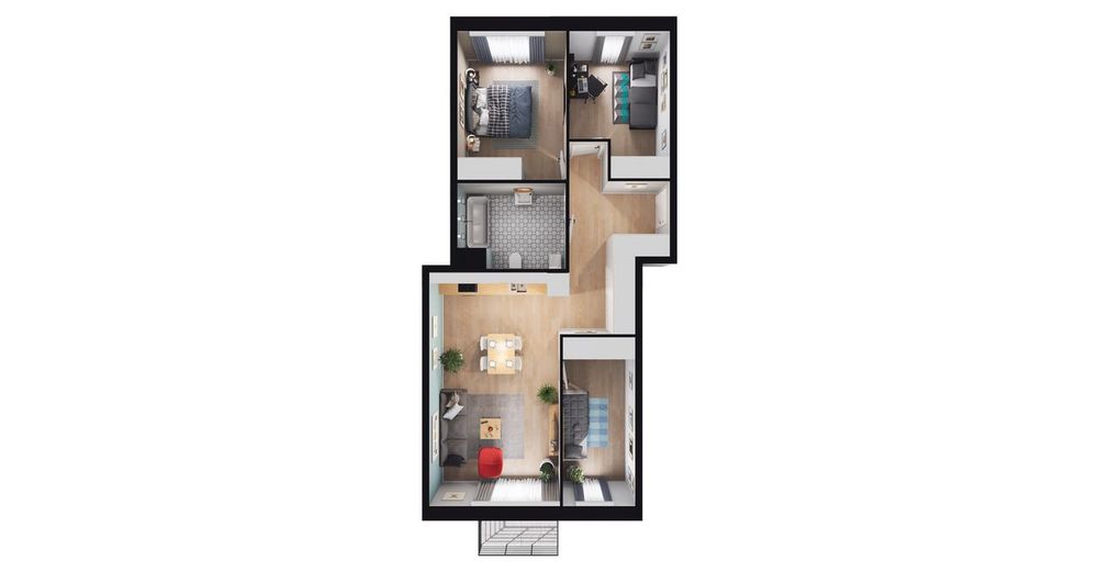 4-pokojowe mieszkanie 70m2 Bez Pośredników