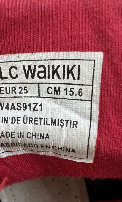 Хайтопи, черевички  25