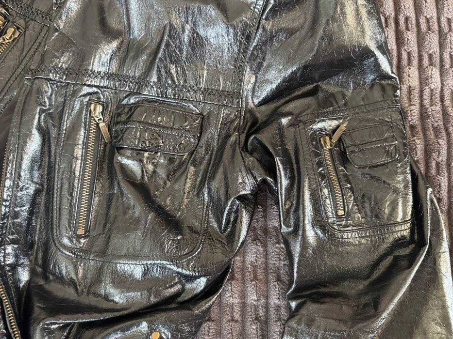 Populer Leather — вінтажна шкіряна куртка Y2K / archive / натуральна шкіра L