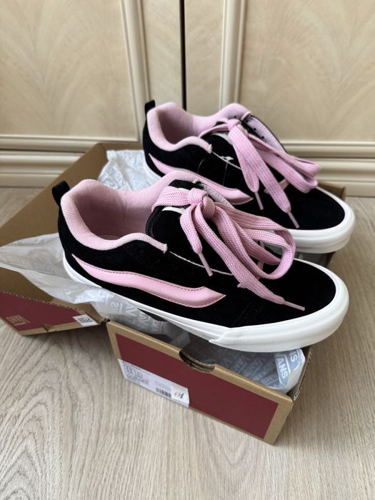 ФАВОРИТ! Vans KNU Skool Black Pink 40,5 (26 см)