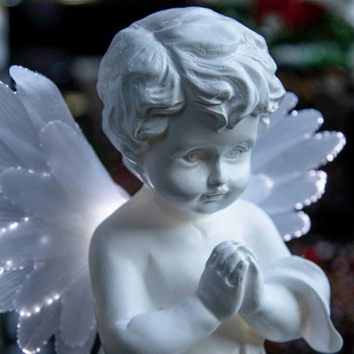 Figurka Aniołka Zasilana energią słoneczną LED