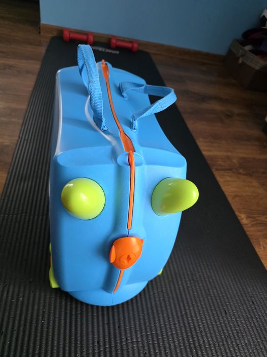 Walizka dziecieca trunki niebieska