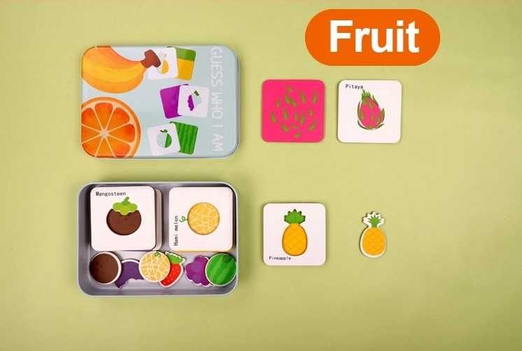 Układanka Zgadnij Kim Jestem - Owoce