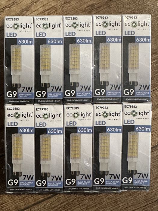 Żarówka led G9 7W 630 Lm zimna biala