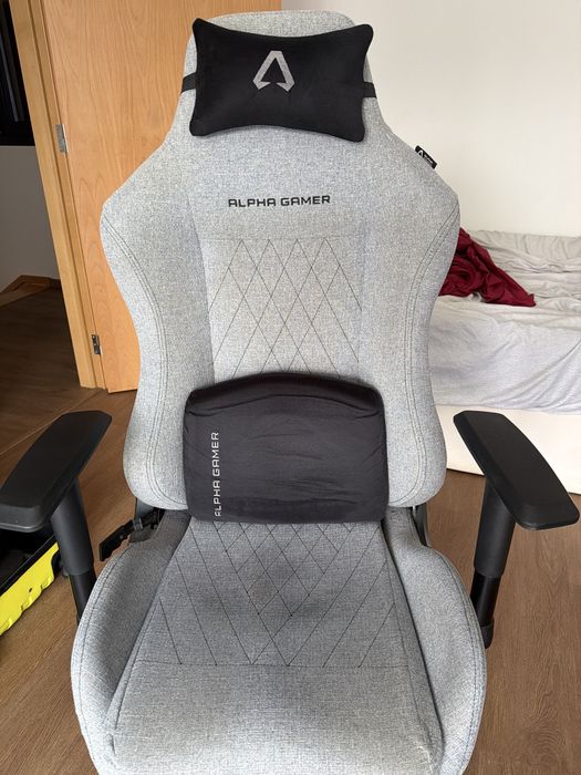 Cadeira alpha gamig cinza