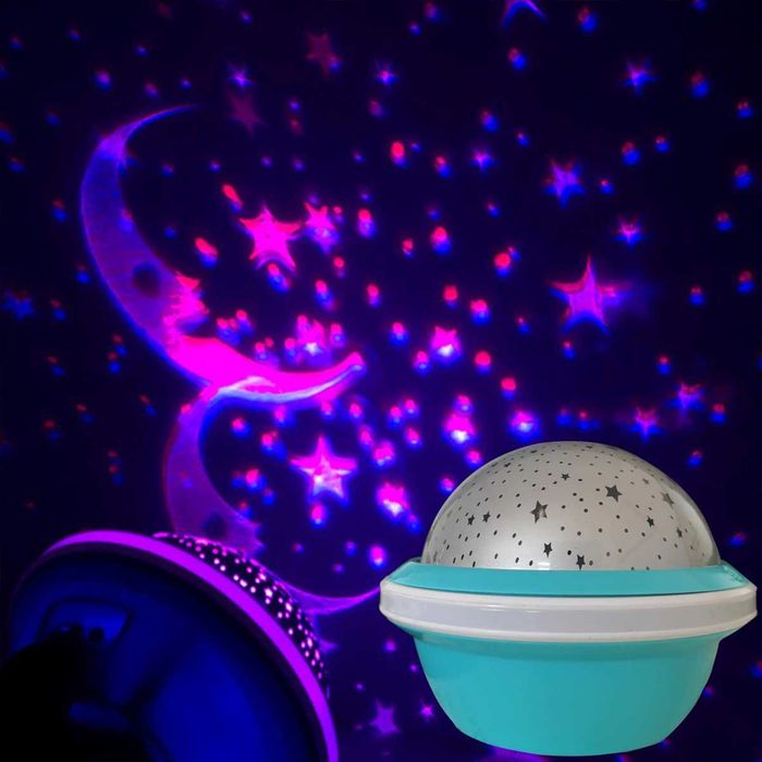 Projetor Lâmpada para bebés luz infantil estrelas  DESCONTO