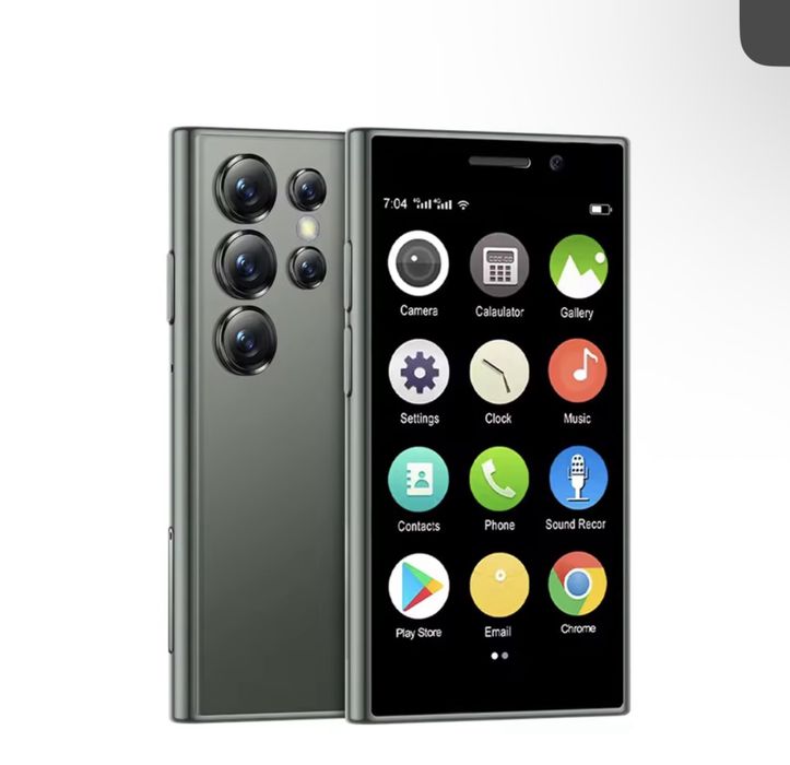 Mini smartphone, Dual Sim, ultra leve, capa, caixa, imaculado
