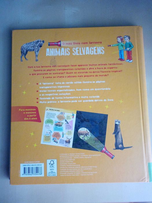 Lote de tres livros da Coleção: Animais Selvagens