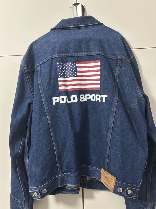 Jeansowa kurtka polo ralph