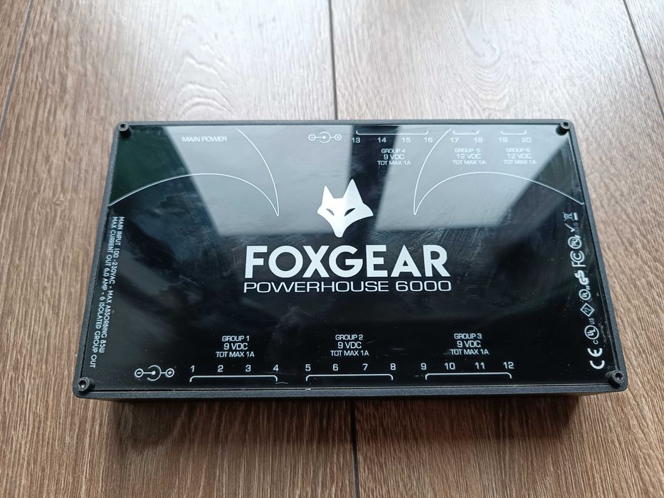 Foxgear Powerhouse 6000 zasilacz do efektów gitarowych