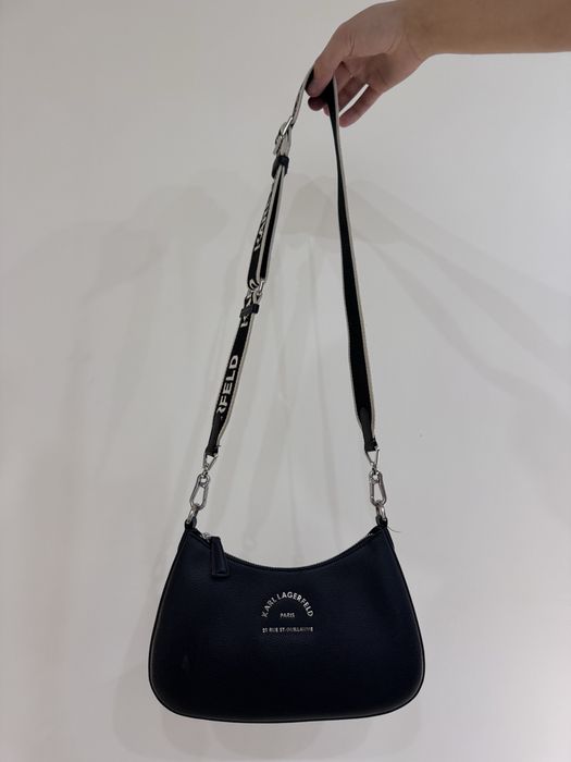 Сумочка KARL LAGERFELD crossbody bag black  A3W30316 (оригінал)