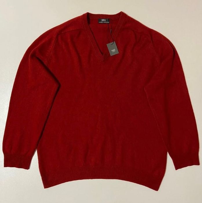 Marks & Spencer 2XL Шерстяной Мужской свитер шерсти xxl спенсер шерсть