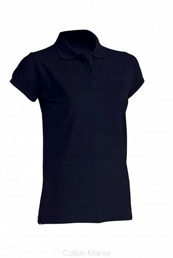 Koszulka Polo Damska Cotton Mania Granat Xl