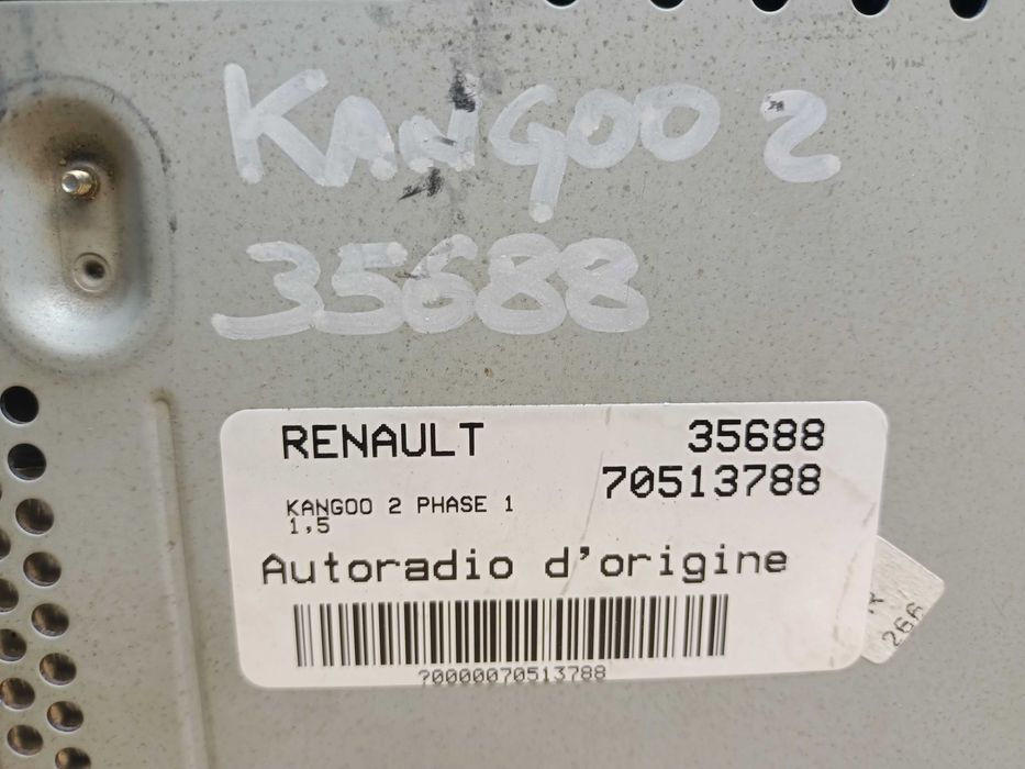 Renault Kangoo II Radio Oryginał + kod