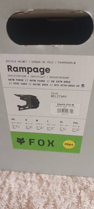 Шолом fox rampage 5050