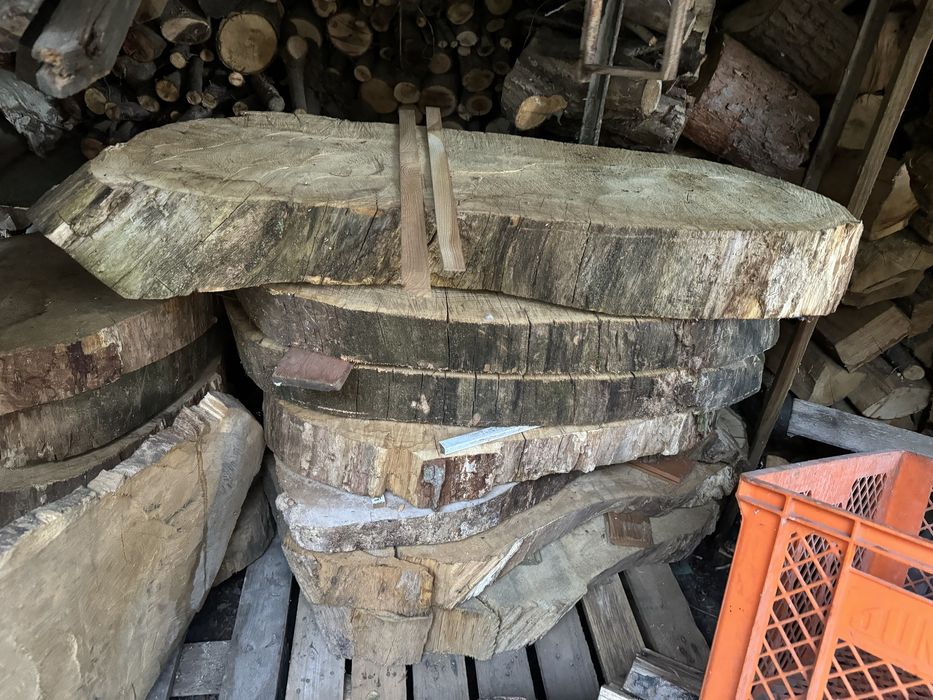 Sprzedam plastry dębu - sezonowane