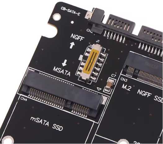 Adaptador SATA para  Disco M2 NGFF e MSATA SSD443029552701777921