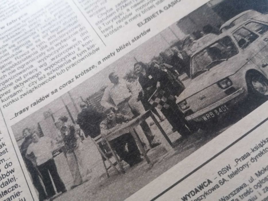 Gazeta MOTOR 1981 nr 38 łada maluch Fiat 125p PRL antyk klasyk