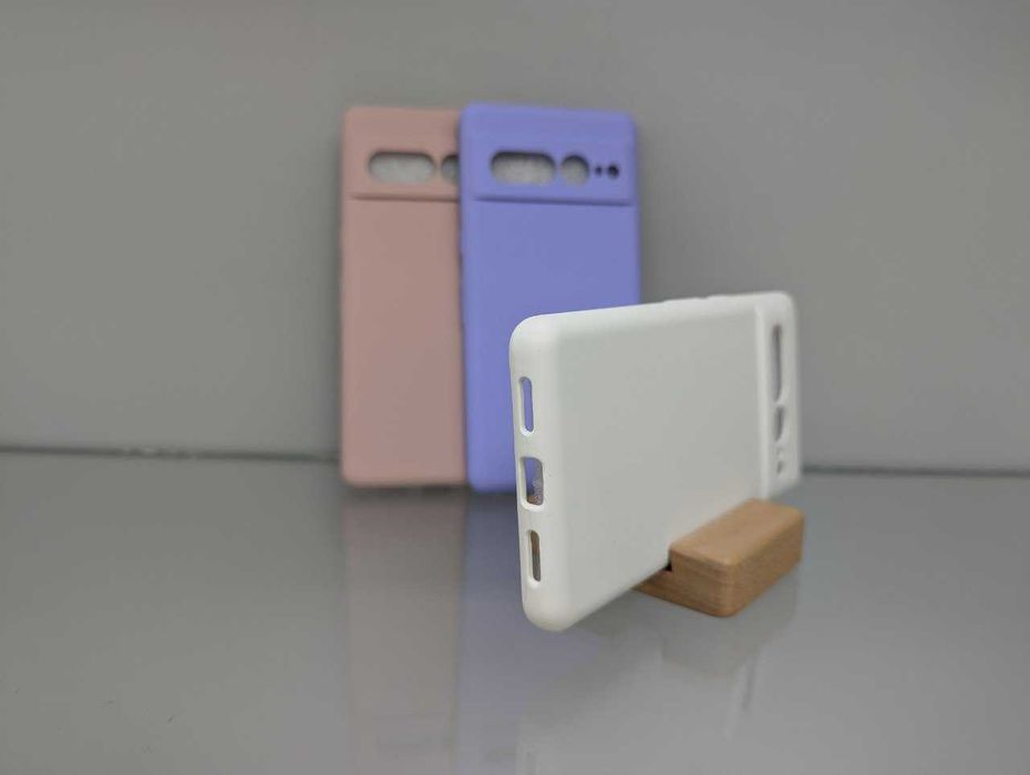 Google Pixel 7 Pro Противоударный чехол микрофибра Премиум софт тач