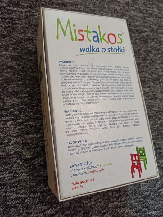 Gra Mistakos (walka o stołki)
