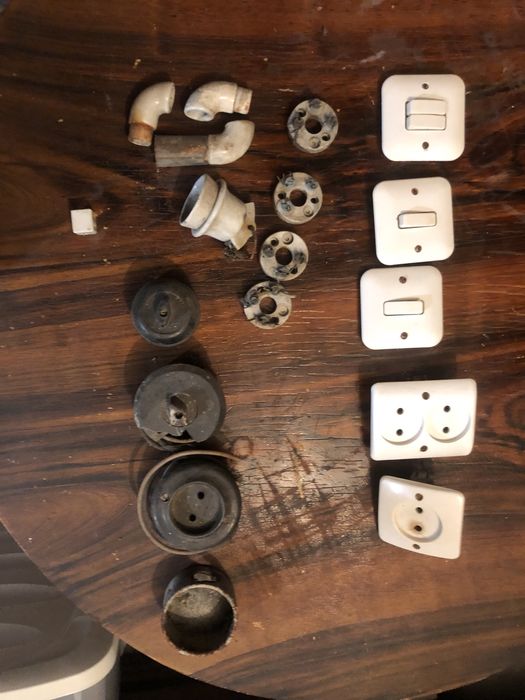 Włącznik gniazdko stare prl