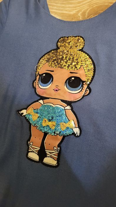 Сукня lol вільний стиль нове синя сукня 122 -136