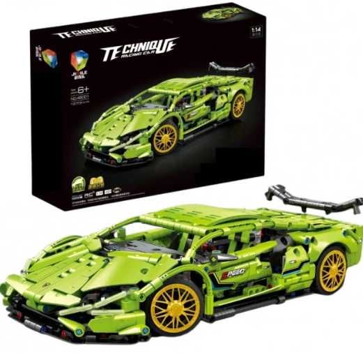 Механічний конструткор для дітей суперкар Ламборгіні 3Д конструктор