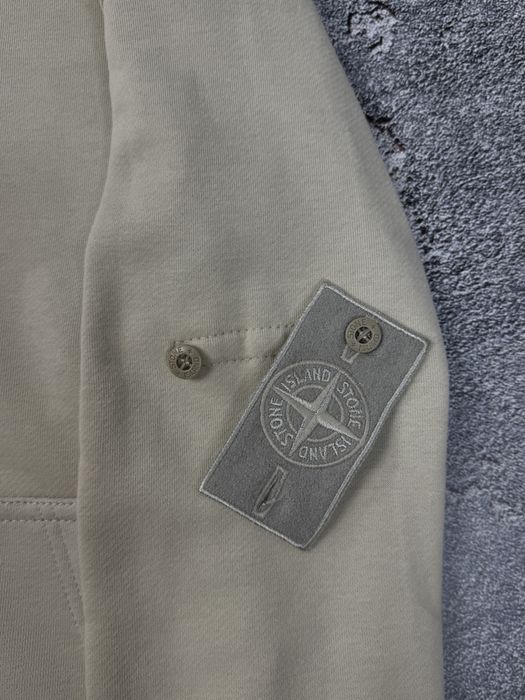 Зіп-худі STONE ISLAND бежевий (ghost)