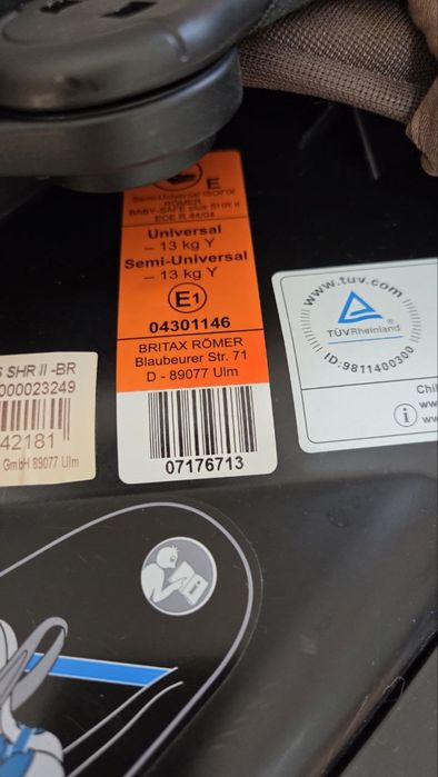 Combo ovo e carrinho para bebé Britax Rommer com adaptador isofix