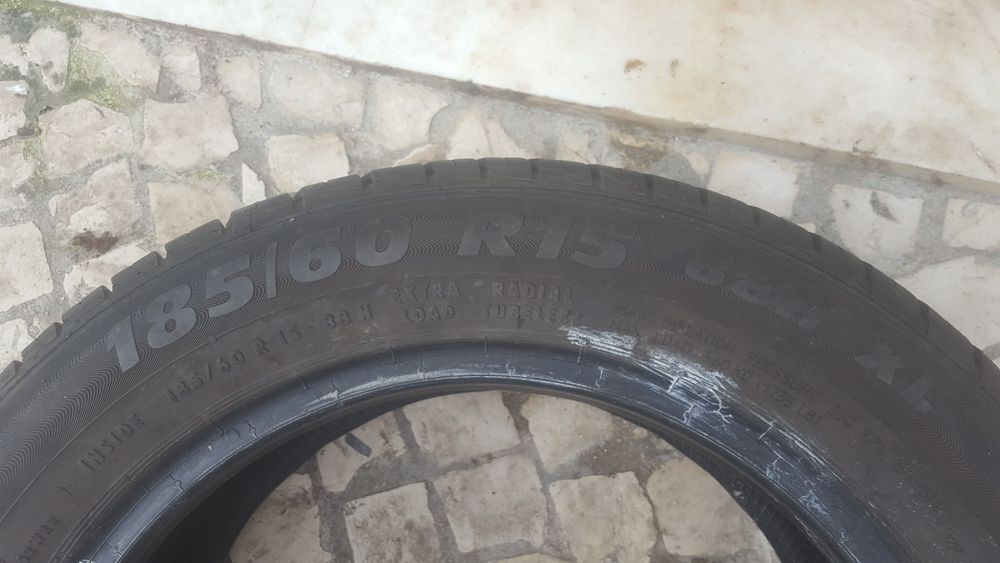 1 pneu  185 /60 R /15  teve pouco uso