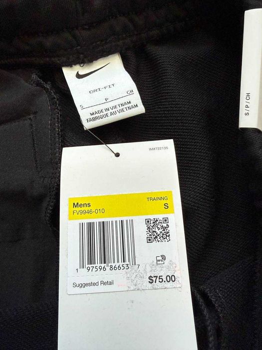 ОРИГІНАЛ! Штани Nike Swoosh Dri-Fit Joggers Black S M L | FV9946-010
