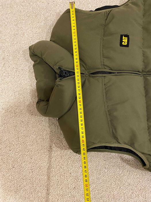 Чоловіча тепла жилетка Cat безрукавка Caterpillar розмір M Хакі