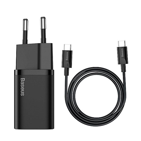 Baseus Super Si Qc 1c Szybka Ładowarka 25w Usb C Z Kablem Usb C - Usb