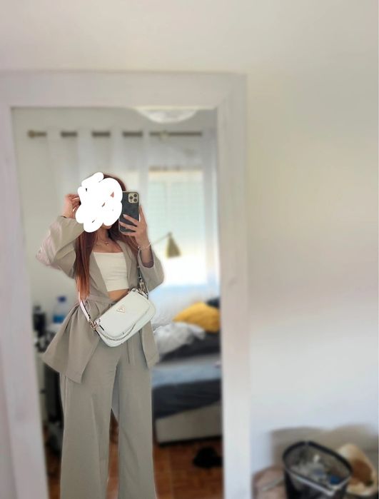 Conjunto camisola e casaco