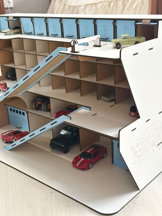 Паркінг для машинок, дитяча парковка, hotweels