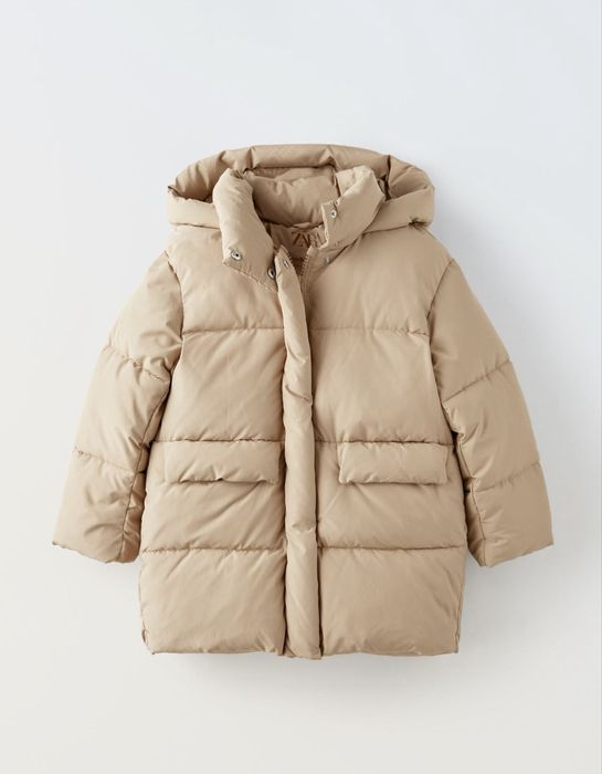 Pikowany plaszcz /kurtka flaps Zara r. 152