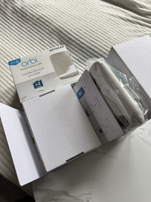 Netgear Orbi RBS760 Wifi 6 Wlan satelita 5400Mb/s nowe okazja!