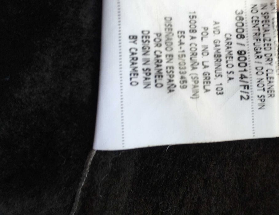 Casaco Caramelo - pele carneiro