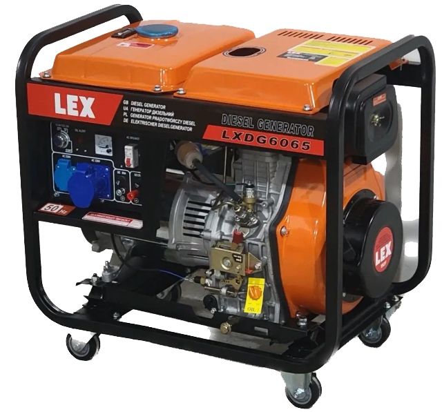 Генератор дизельный LEX LXDG6065 | 6.5 кВт