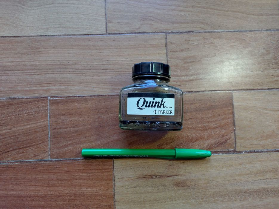 Tinteiro Parker Quinck preto - 57cc