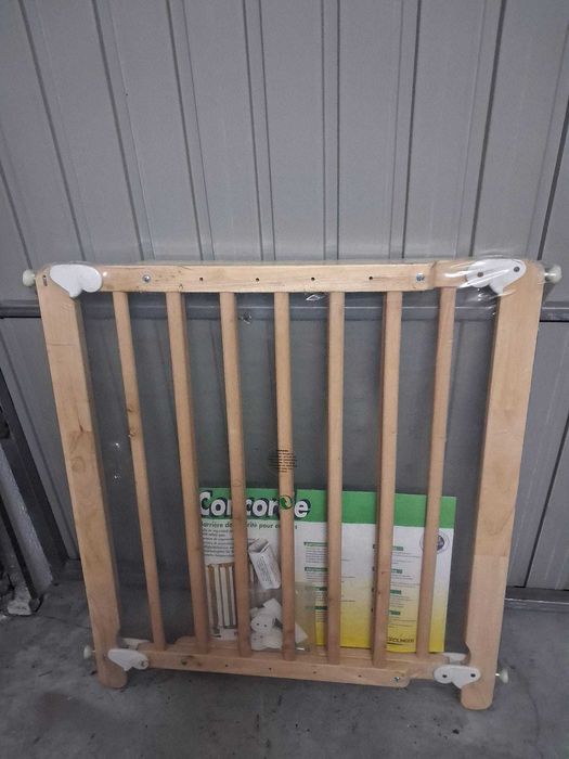 barreira em madeira na embalagem