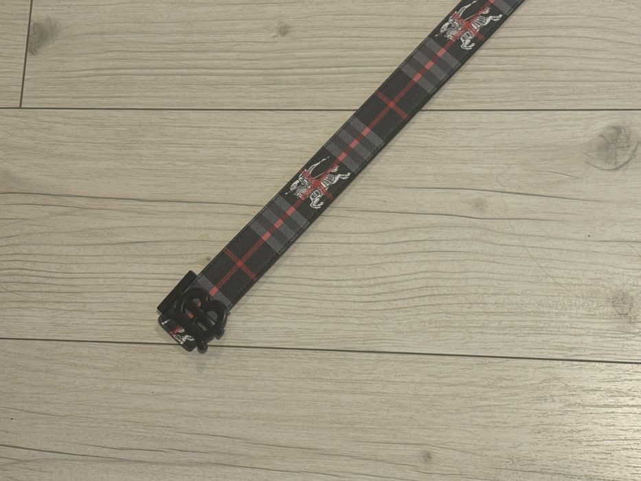pasek burberry czarny 110cm
